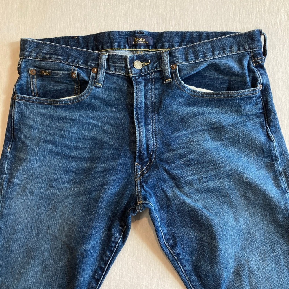 Polo Ralph Lauren Men 33x30 (Fit 33x27) Sullivan Slim Jeans Classic - Picture 10 of 14